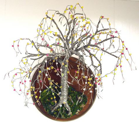 Beaded on Round Base
