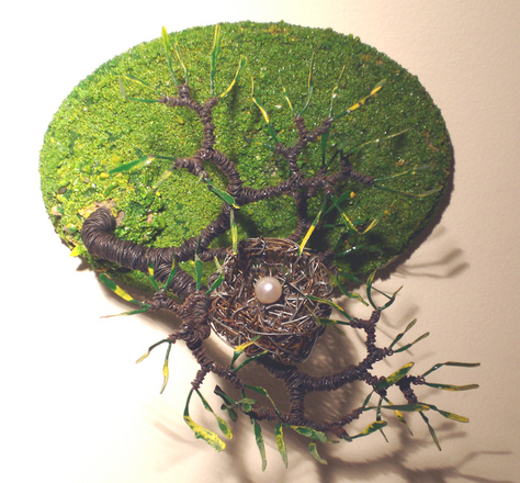 Bird Nest No.6 - Wire Sculpture