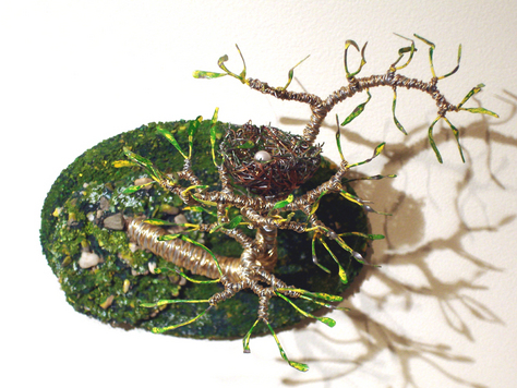 Bird Nest No.7  - Wire Sculpture