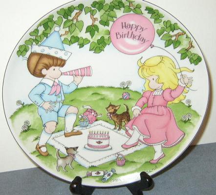 Item #1 - Joan Walsh Anglund - Happy Birthday Plate
