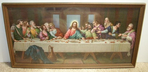The Lord's Supper - After Zabateri - Framed Print