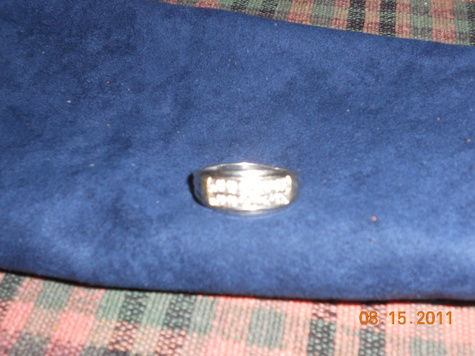MENS RING YELLOW/WHITE GOLD@ DIAMONDS