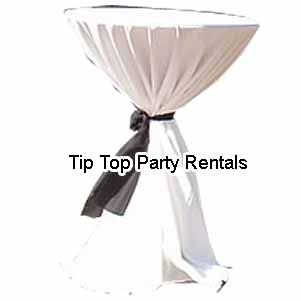 Round Cocktail Table Rentals Los Angeles