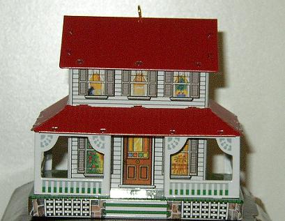 Hallmark 3-D Miniature Metal House Ornament