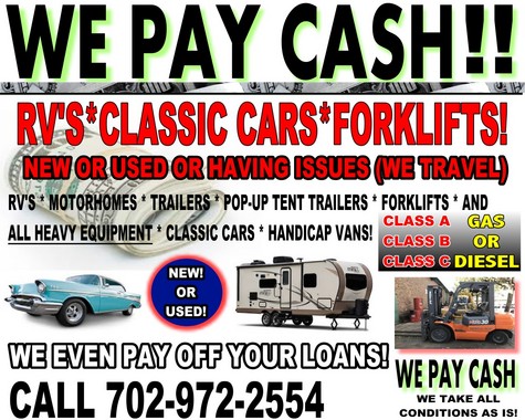GET CASH ON THE SPOT - WE HAUL AWAY FOR FREE!
