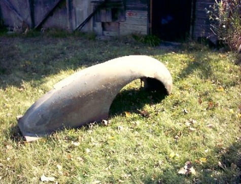 36-37 Buick front fender
