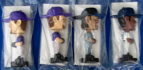 Baseball mini bobbleheads