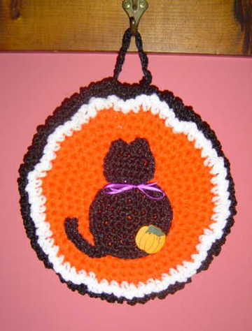 BLACK CAT POTHOLDER
