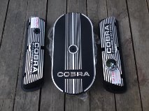 COBRA VALVE COVERS, COBRA AIR CLEANER