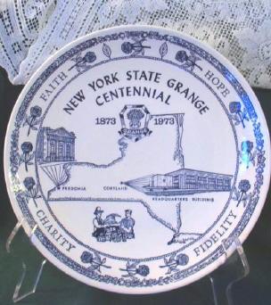 NY State Grange Plate