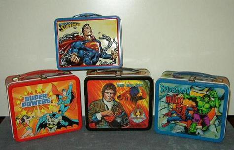Vintage, 1980's Metal Lunch Boxes