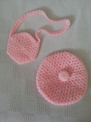 1865 Beret w POM POM