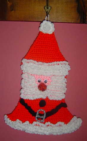 santa hanging