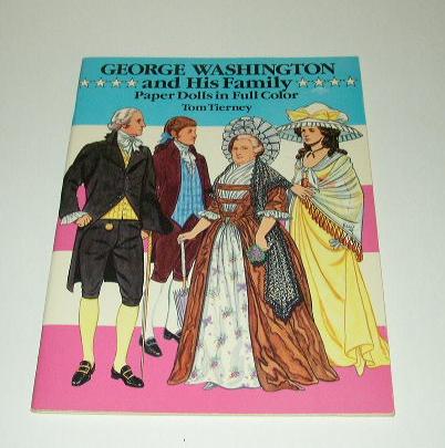 George Washington & Family Paper Dolls Book
