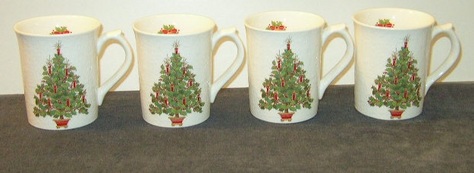 Otagiri Christmas Mugs