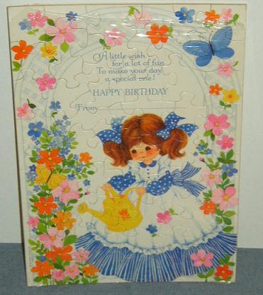 Vintage, Ambassador Puzzle-Greeting, by Hallmark Card