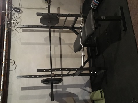 Bench/Spotting Rack/Bars