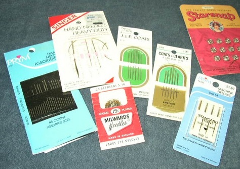 Collection of Sewing Items -- Needles