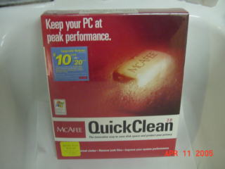 McAfee QuickClean 2.0