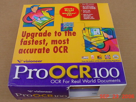 Visioneer Pro OCR100 v1.01
