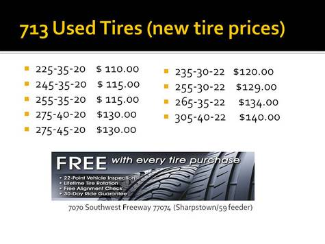 New Tires Houston