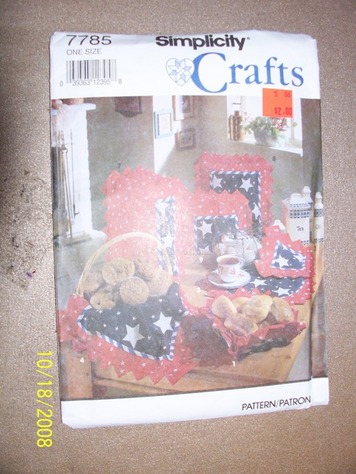 patchwork tabletop accessories pattern