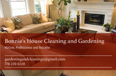 Bonnie's House Cleaning and Gardening