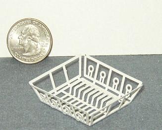 Miniature Dollhouse Dish Drainer