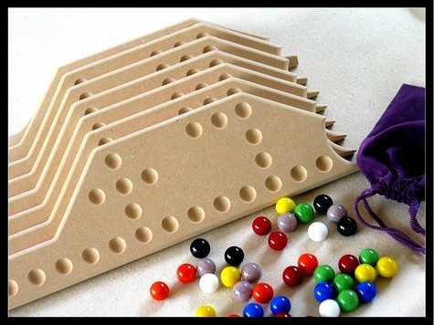 8-piece Arts & Crafts Marbles and Jokers set