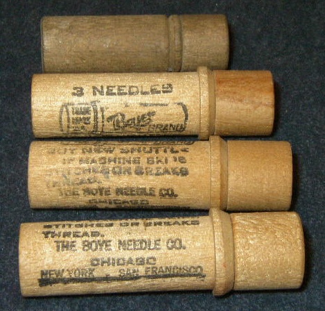 BOYE Oak Wooden Needle Cases