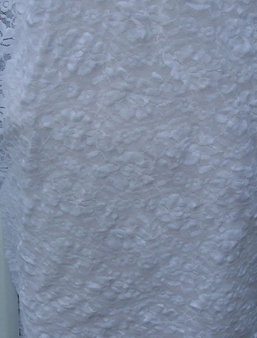 white stretch lace