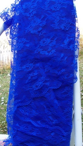 blue all over lace
