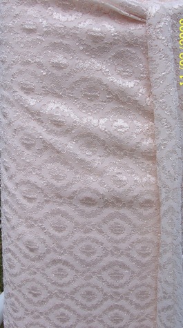 pink stretch lace fab