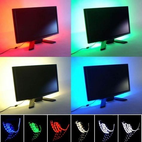 What a Backlit TV Looks Like