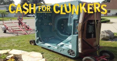 Cash for hot tub clunkers
