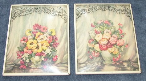 Framed, Prints in Curtain Silhouette Glass