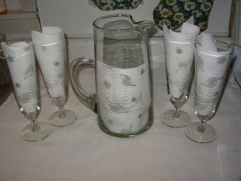UNIQUE SAIL BOAT PITCHER SET