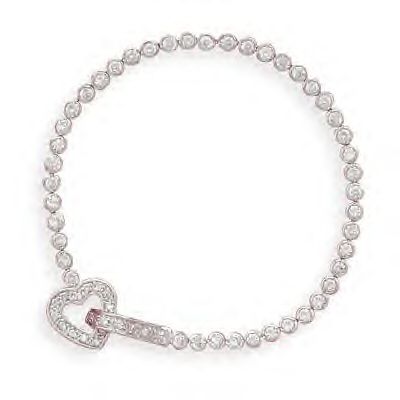 Beautiful Bezel Set CZ Bracelet!
