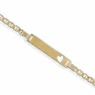 22 Karat Gold Marina Design ID Bracelet!