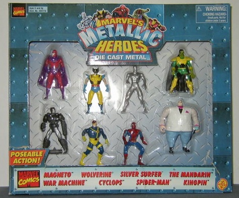 Marvel's Metallic Heroes Die Cast Metal