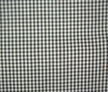 Black and White Gingham Fabric