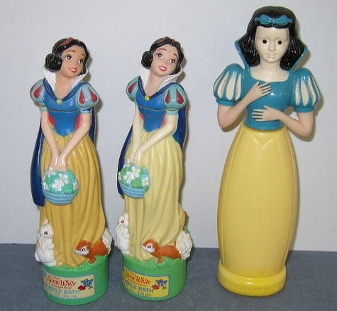 Snow White and the Seven Dwarfs Bubble Bath Figurine Bottles