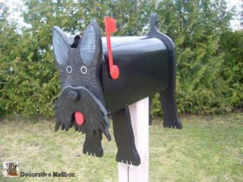 scottish terrier mailbox