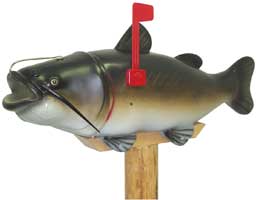 cat fish mailbox