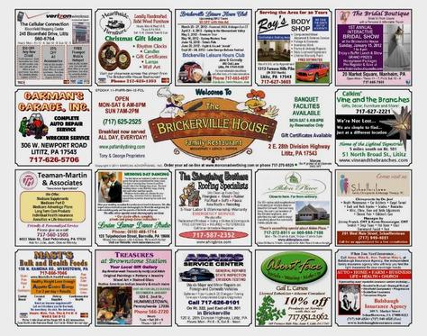 Advertising Placemat by Marcan Advertising, Inc.