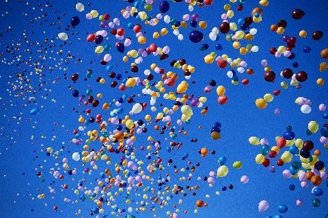 Festive Balloon Release