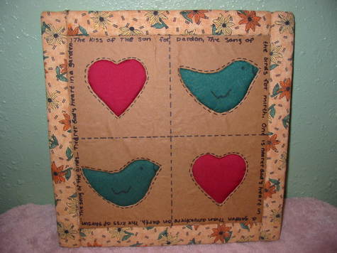 Bird Blessings Springtime Plaque